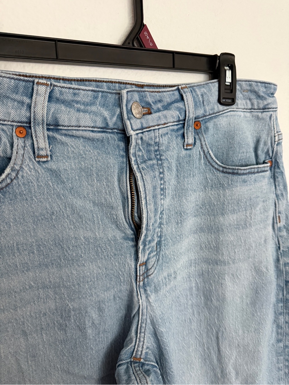 Madewell Women’s Curvy Perfect Vintage Wide Leg Crop Jeans Sz 31 - Picture 5 of 14